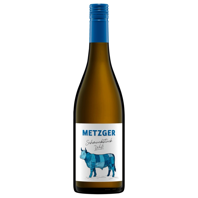 Metzger Weißwein Schmuckstück weiß trocken 0,75l